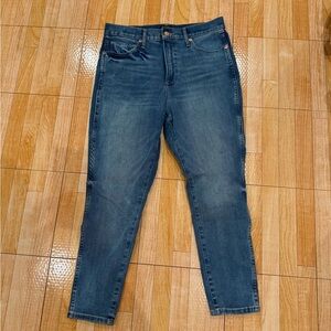 Express Women's Dark Blue Skinny Jeans